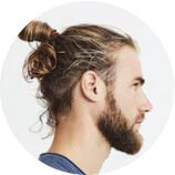 Hair styling (σφιχτός κότσος, χημικά πρϊόντα)