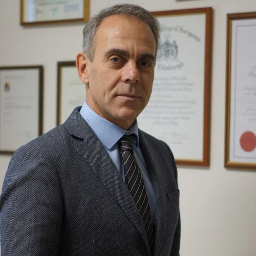 Βίρλος Ιωάννης FRCSEd., FRCS(Gen Surg), FEBS-CR, MD (Man), MSc, DIC Γενικός Χειρουργός, Χειρουργός Παχέος Εντέρου & Ορθού (Colorectal Surgeon) και Βαριατρικής Χειρουργικής (Bariatric Surgery)
